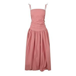 AmyLynn Womens/Ladies Peplum Midi Dress / Peach